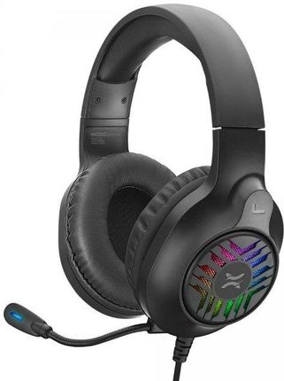 Noxo Słuchawki Z Mikrofonem Skyhorn Gaming, Wokółuszne, Mikrofonem, Podświetleniem Led Rgb, Pc/Xbox/Ps/Mobile