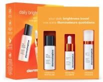 Dermalogica Daily Brightness Boosters Kit Zestaw Żel Nawilżający 15 Ml + Serum Z Witaminą C, 10 Rozświetlający Oczyszczający Produkt Do Skóry 30