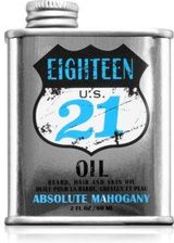 18.21 Man Made Absolute Mahogany Odżywczy Olejek Do Włosów Twarzy I Zarostu 60 Ml
