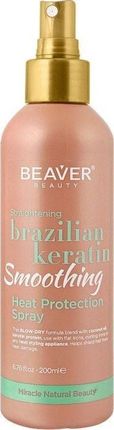 Beaver Straightening Brazilian Keratin Smoothing Heat Protection Spray 200Ml