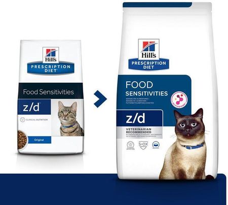Hill'S Prescription Diet Food Sensitivities Z/D Original 1,5Kg - zdjęcie 2