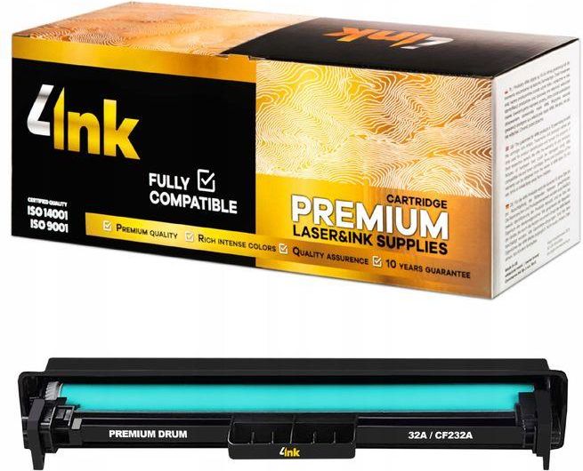 4INK BĘBEN DO HP LASERJET 32A CF232A M203 M203DN M203DW ® KUP TERAZ ...