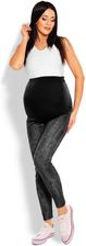 Legginsy Ciążowe Model 1684 Black - Spodnie ciążowe