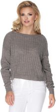 Sweter Damski Model 70022 Cappuccino - Bluzy i swetry ciążowe