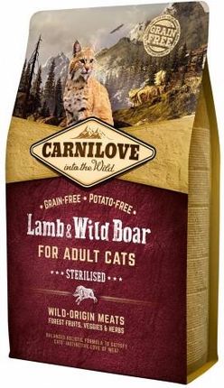 Carnilove Cat Lamb & Wild Boar Sterilised 2x6kg