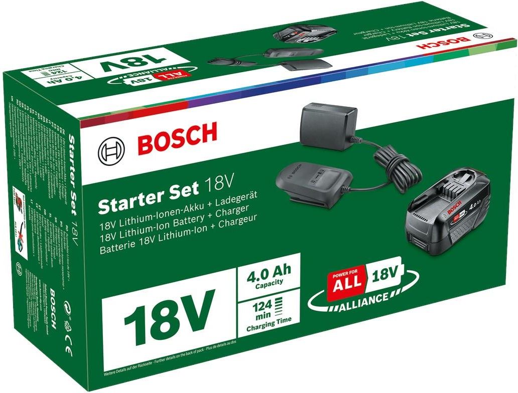Bosch Starterset 18v 4ah