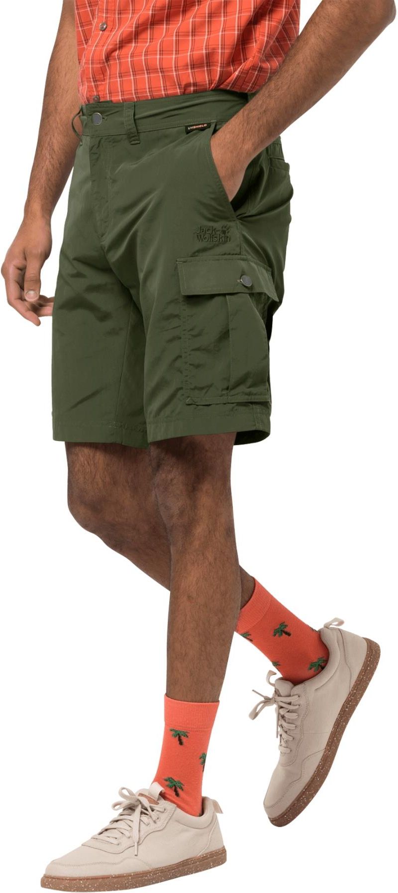 Jack Wolfskin Spodenki Męskie Canyon Cargo Shorts Greenwood