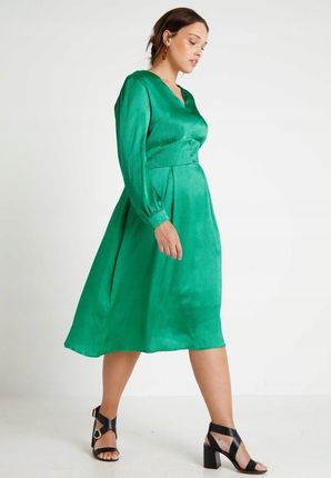 Glamorous Curve Zielona sukienka midi 46 46