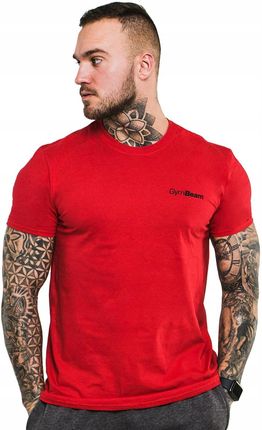 Gymbeam Męska Koszulka Sportowa Basic Red Xxl