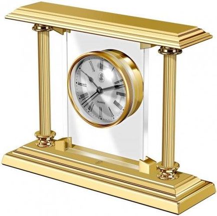 El Casco M 663L Desk Clock Gold Zegar Stołowy
