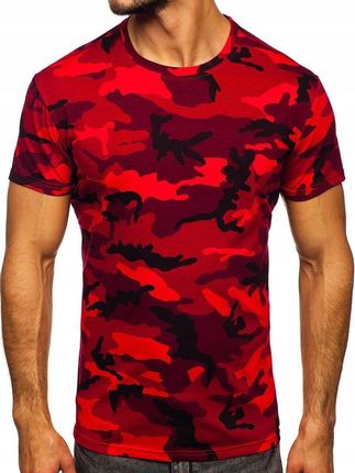 T-shirt Męski Koszulka Czerwona S807 Denley_l