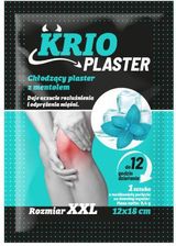 Zdjęcie Milapharm Krio Plaster Chłodzący z mentolem, 20szt.  - Lubin