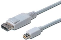 Zdjęcie Digitus Kabel DisplayPort 1.1a, mini DP - DP, M/M (AK-340102-030-W) - Świecie