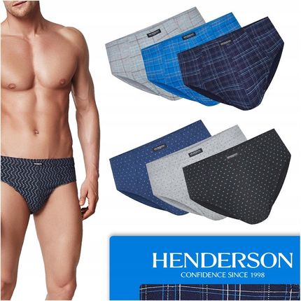 Slipy męskie majtki Henderson 100% bawełna 003 *L