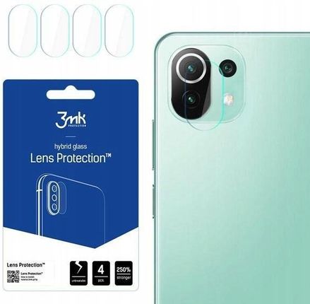 3Mk Lens Protect Xiaomi Mi 11 Lite 5G Ochrona Na Obiektyw Aparatu 4Szt