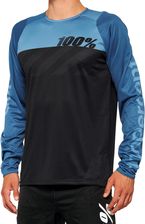 100% Koszulka Męska R-Core Jersey Długi Rękaw 2022 R.S Black Slate Blue