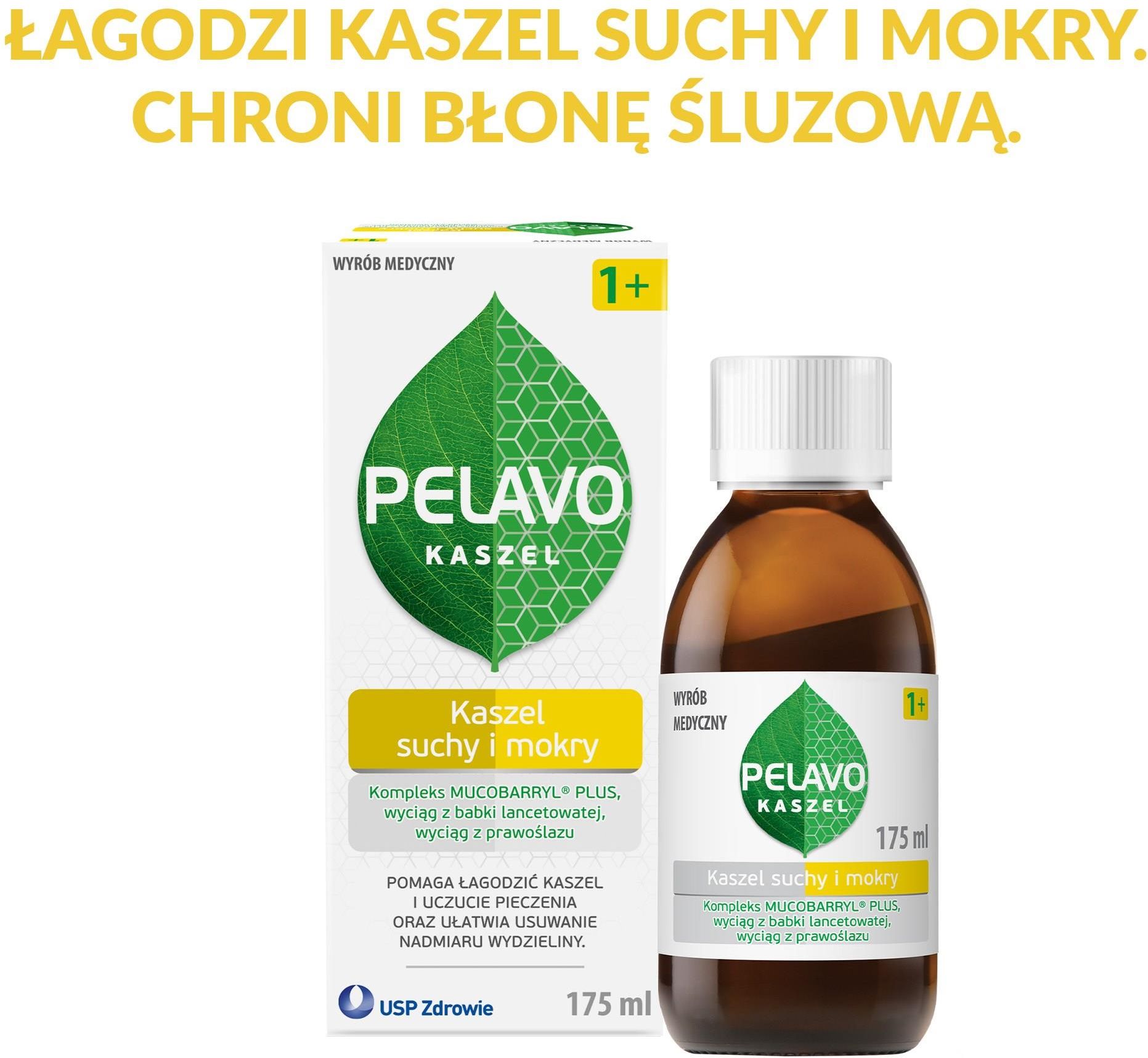 Pelavo Kaszel Suchy I Mokry Syrop 175 Ml Opinie I Ceny Na Ceneopl 