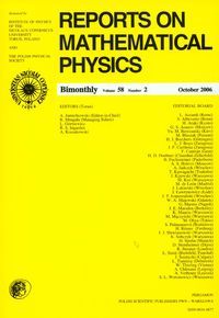 Reports on Mathematical Physics 58/2
