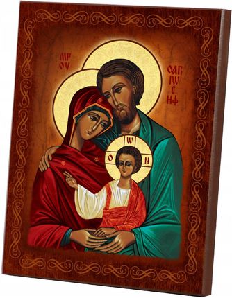 Ikona Obraz Święta Rodzina Chrzest Komunia Ślub