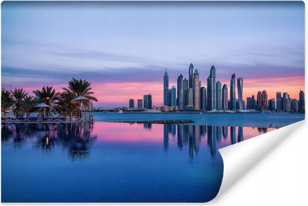 Muralo Fototapeta Do Sypialni Panorama Dubaju 3D 180X120
