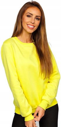 Bluza Damska Klasyczna Żółta W01 Denley_l
