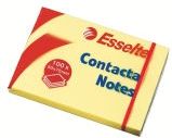 Esselte Notes samoprzylepny 75x125mm Contacta żółty w kratę (ETC001X)