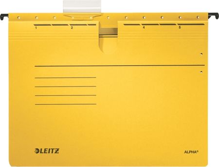 Leitz  Skoroszyt Zawieszany Alpha Żółty 19840015 (Etb176M)