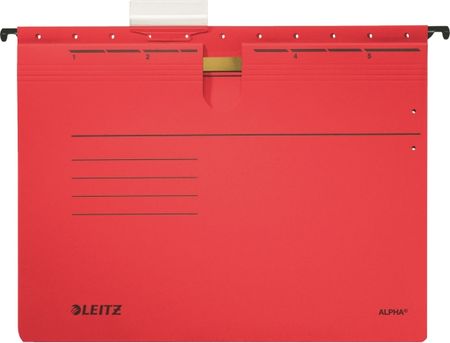 Leitz  Skoroszyt Zawieszany Alpha Czerwony 19840025 (Etb176B)