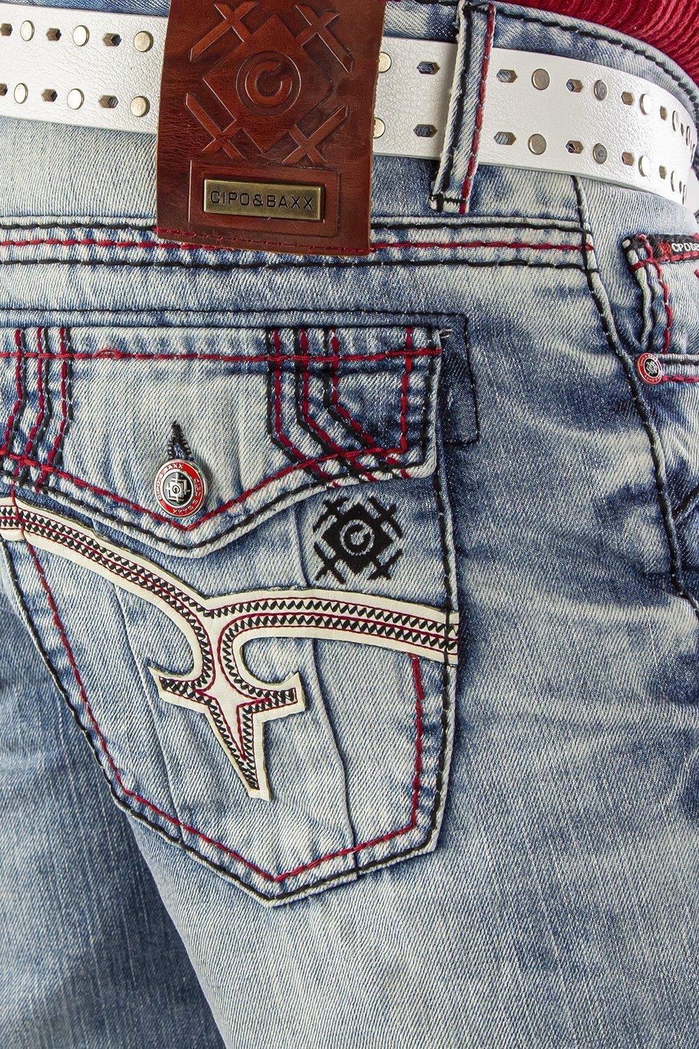 Spodnie jeansowe męskie DENIM CIPO & BAXX CD 612