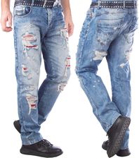 Spodnie jeansowe męskie DENIM CIPO & BAXX CD619 BLUE - Spodnie męskie
