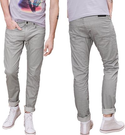 Spodnie męskie jeans s.Oliver szary slim - 32/34