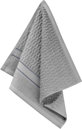 Szary Ręcznik Welurowy 30X30 Peru Bawełna