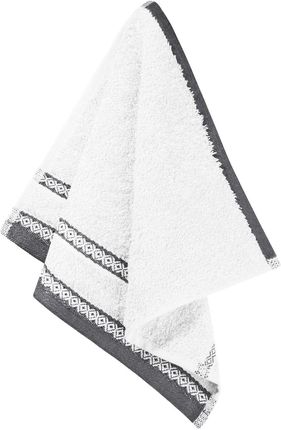 Biały Ręcznik 30X30 Panama Bawełna