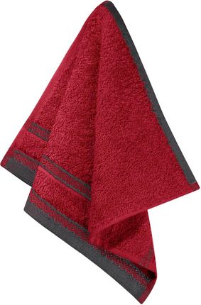Czerwony Ręcznik 30X30 Panama Bawełna
