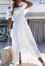 MD biała sukienka hiszpanka maxi boho XL/42 - Ceny i opinie 