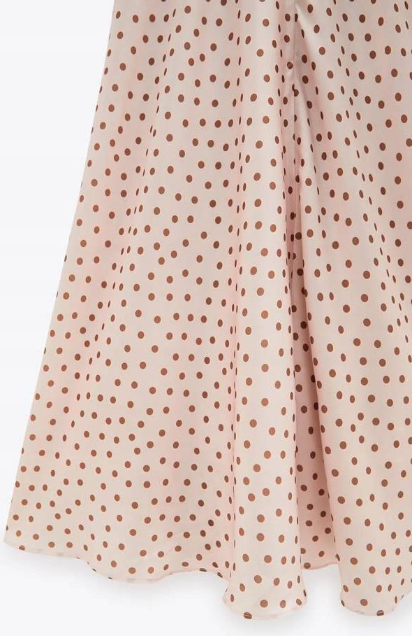 Sukienka Zara Polka-dot damska grochy luźna midi L - Ceny i