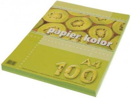Kreska Papier Xero A4, Jasny Zielony, 100 Arkuszy