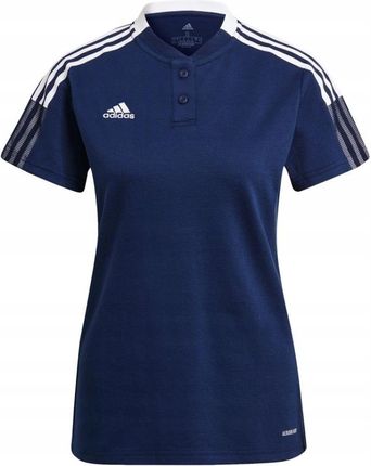 Koszulka adidas damska Tiro 21 Polo W granatowa