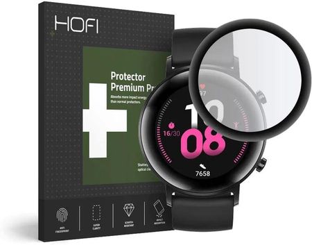 Huawei Szkło Hybrydowe Watch Gt 2 42Mm Hofi Hybrid Pro+ Czarne