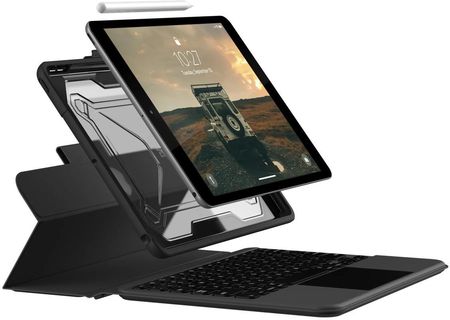 Urban Armor Gear Llc UAG Bluetooth Keyboard - klawiatura do iPad 10.2" 7/8/9 generacja z uchwytem Apple Pencil oraz touchpad (czarna) (124001114031)