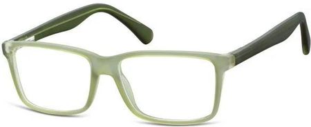 Sunoptic Okulary Oprawki Korekcyjne Nerdy Zerówki Flex Cp162c Jasnozielone