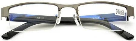 Stylion Plusy Okulary Do Czytania Metalowo-żyłkowe St308 Moc: +1.5