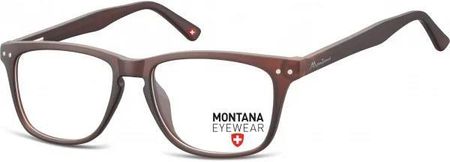 Montana Okulary Oprawki Optyczne Pod Korekcję Nerdy Ma60b Brązowe
