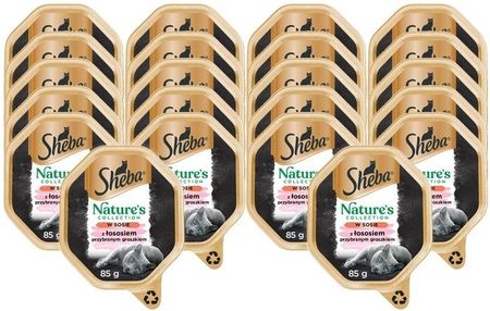 Sheba Nature'S Collection W Sosie Z Łososiem I Groszkiem 22X85G