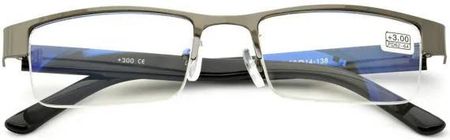 Stylion Plusy Okulary Do Czytania Metalowo-żyłkowe St308 Moc: +1
