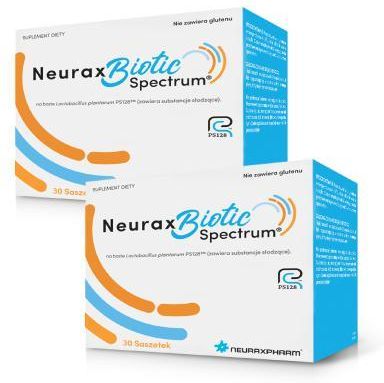 Zestaw 2x NeuraxBiotic Spectrum, 30 sasz. - szczepy bakteryjne rekomendowane w spektrum zaburzeń autystycznych