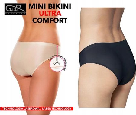 Figi Gatta Mini Bikini Ultra Comfort Czarne M
