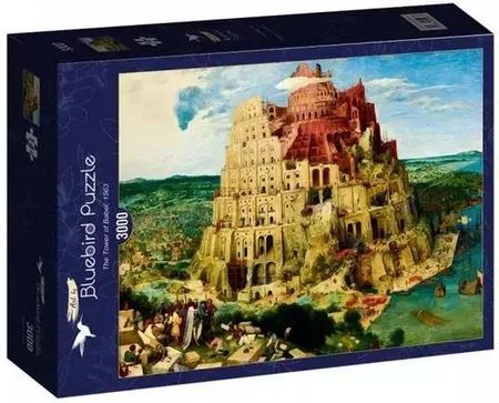 Bluebird Puzzle 3000El. Wieża Babel 1563 Breughel