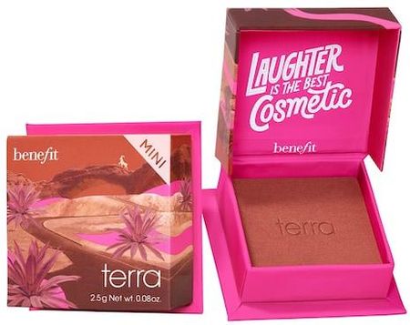 Benefit Cosmetics Mini Terra Róż Do Policzków W Odcieniu Złotoczerwonej Cegły 2,5G