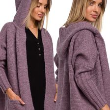 niezapinany Kardigan Oversize Kaptur 40/42 L/XL